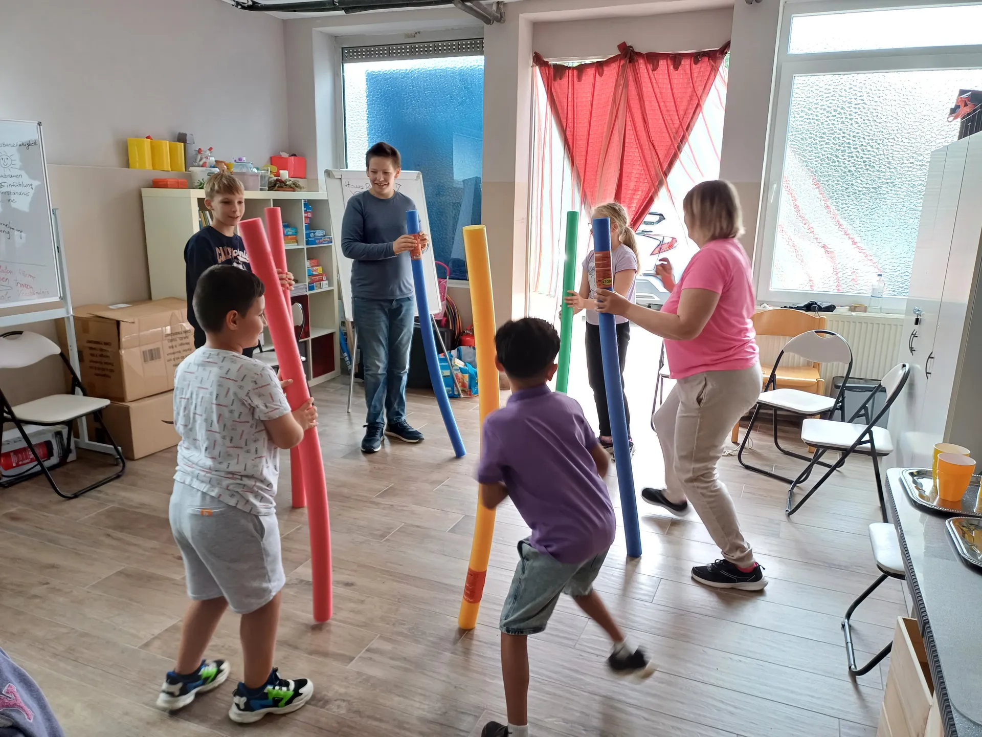 Kinder bei gemeinsamen Aktivitäten